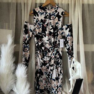 Guess Floral, open shoulder Dress